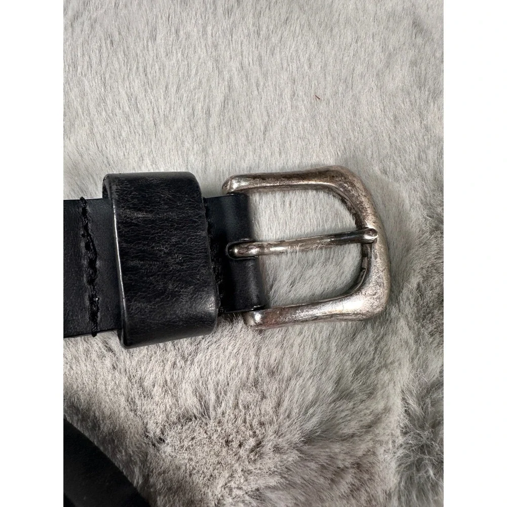 CP Shipley Belt Mens 34 Oil Tanned Harness Leather Concho Western Silver Plaques